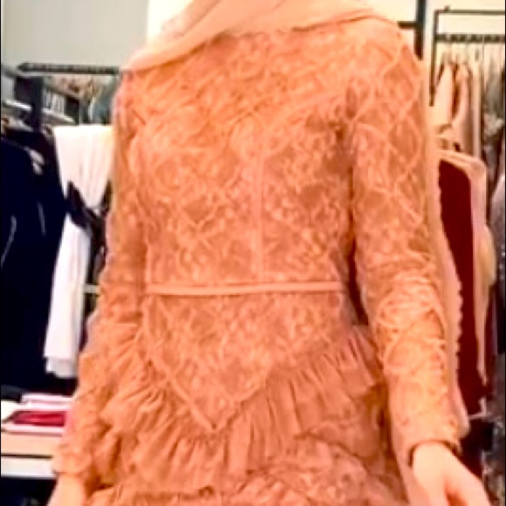 New modest blush colored maxi dress. Absolutely beautiful